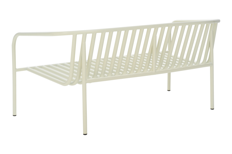 Bendt 2-sitssoffa Pearl White/Teddy Orange