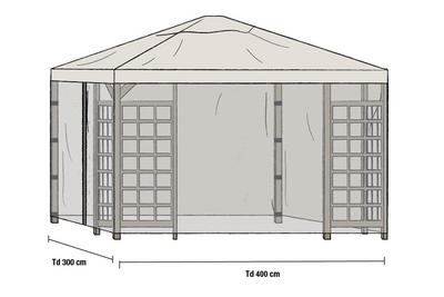 Hov paviljong Grå