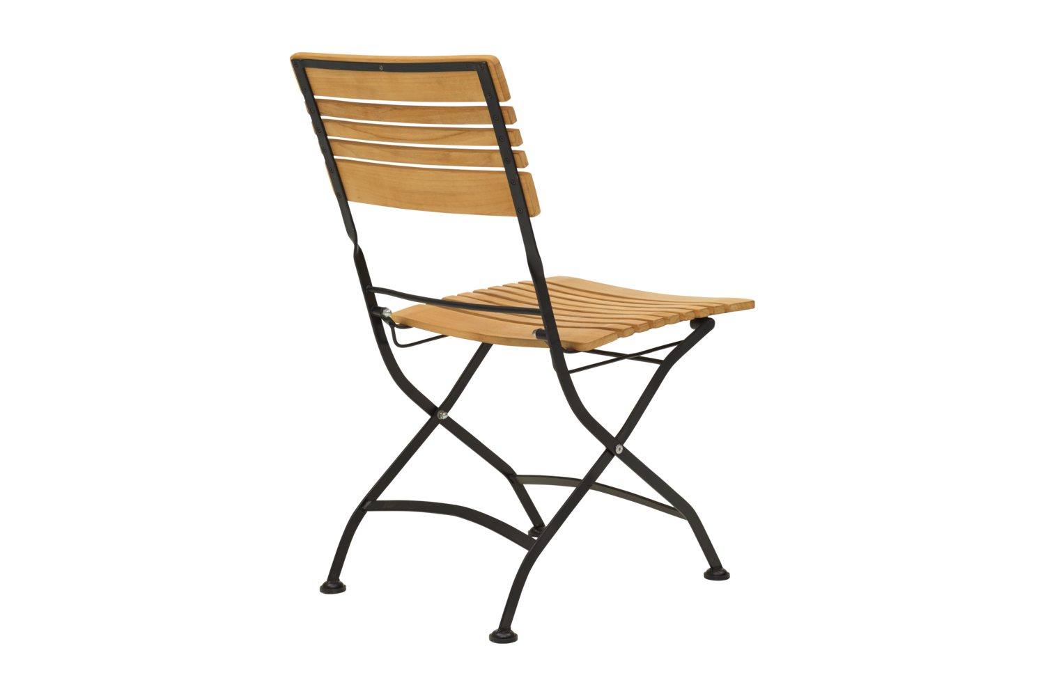 Brewer matstol Svart/teak