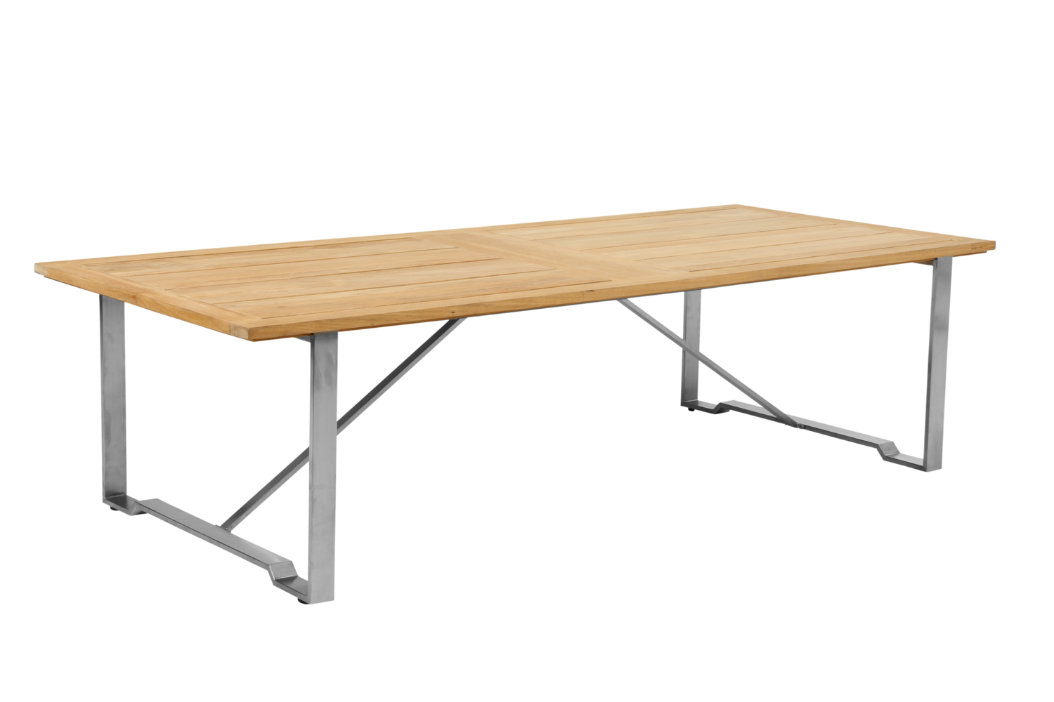 Gotland soffbord Silver/teak