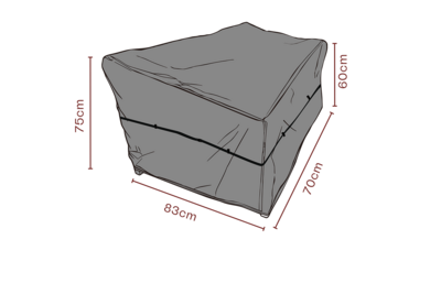 Möbelskydd fåtölj Svart
