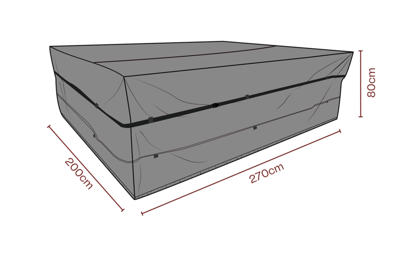 Möbelskydd soffgrupp Svart