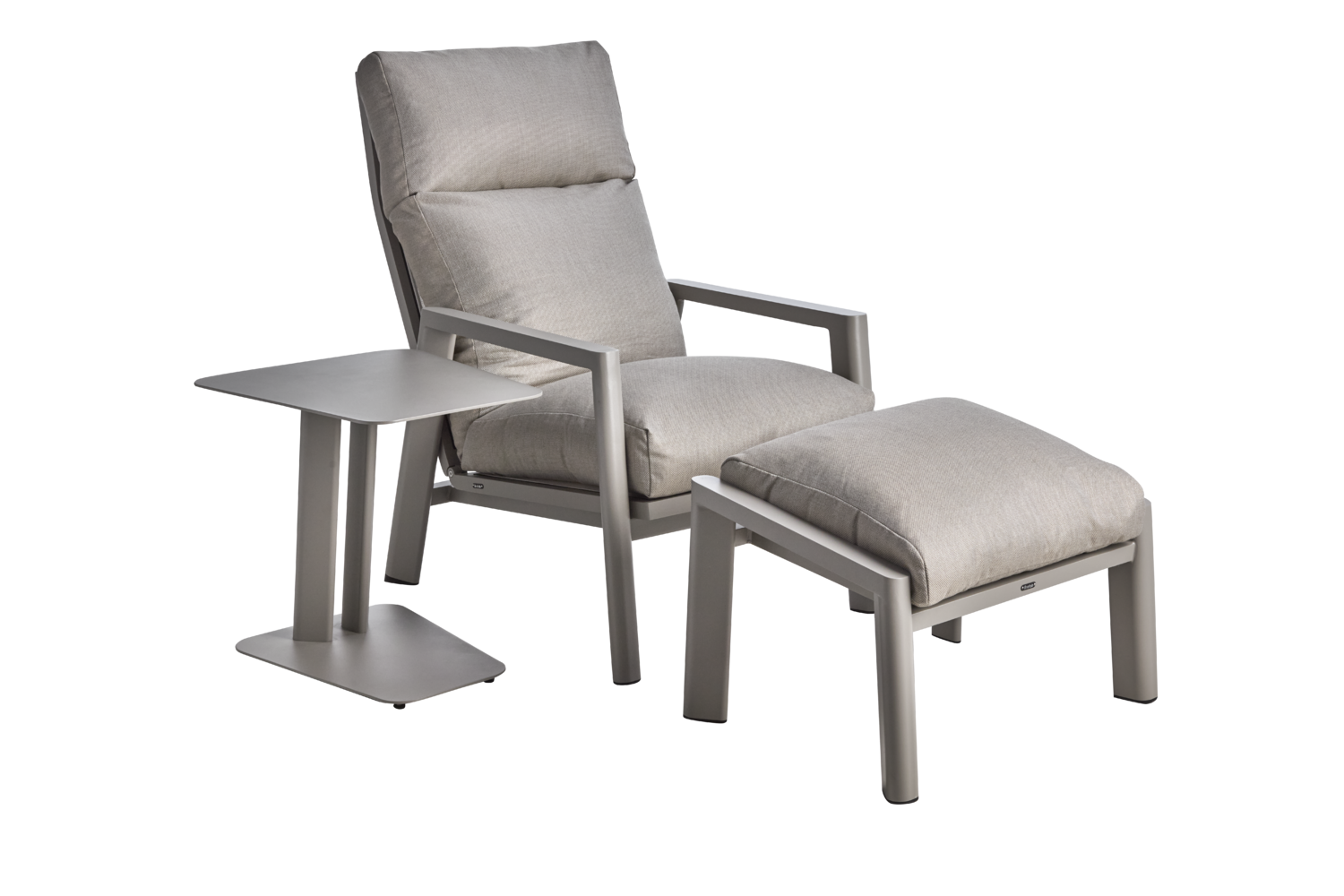 Slide positionsfåtölj Khaki/Tawny