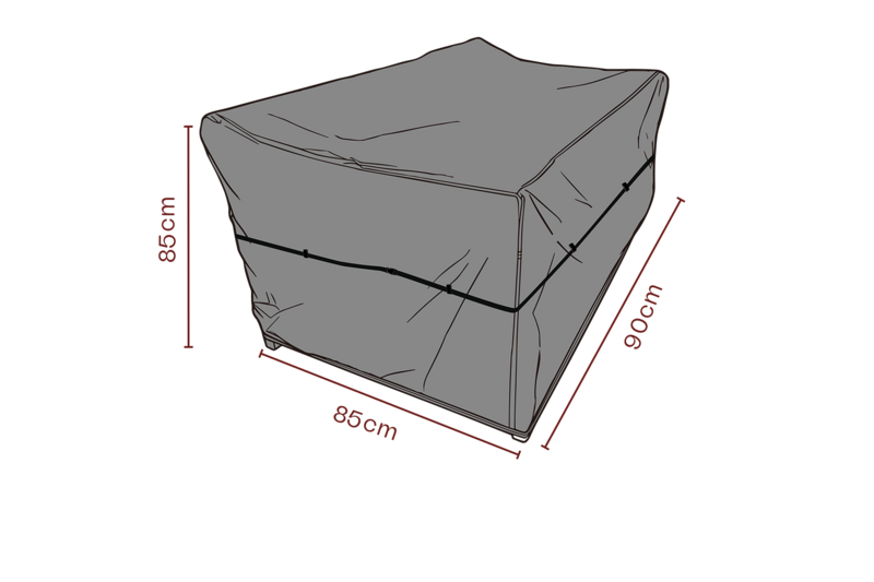 Möbelskydd fåtölj Svart