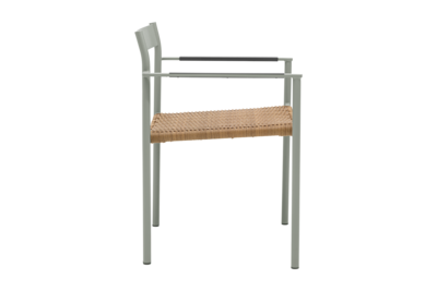 DK matstol Light Grey/Natur