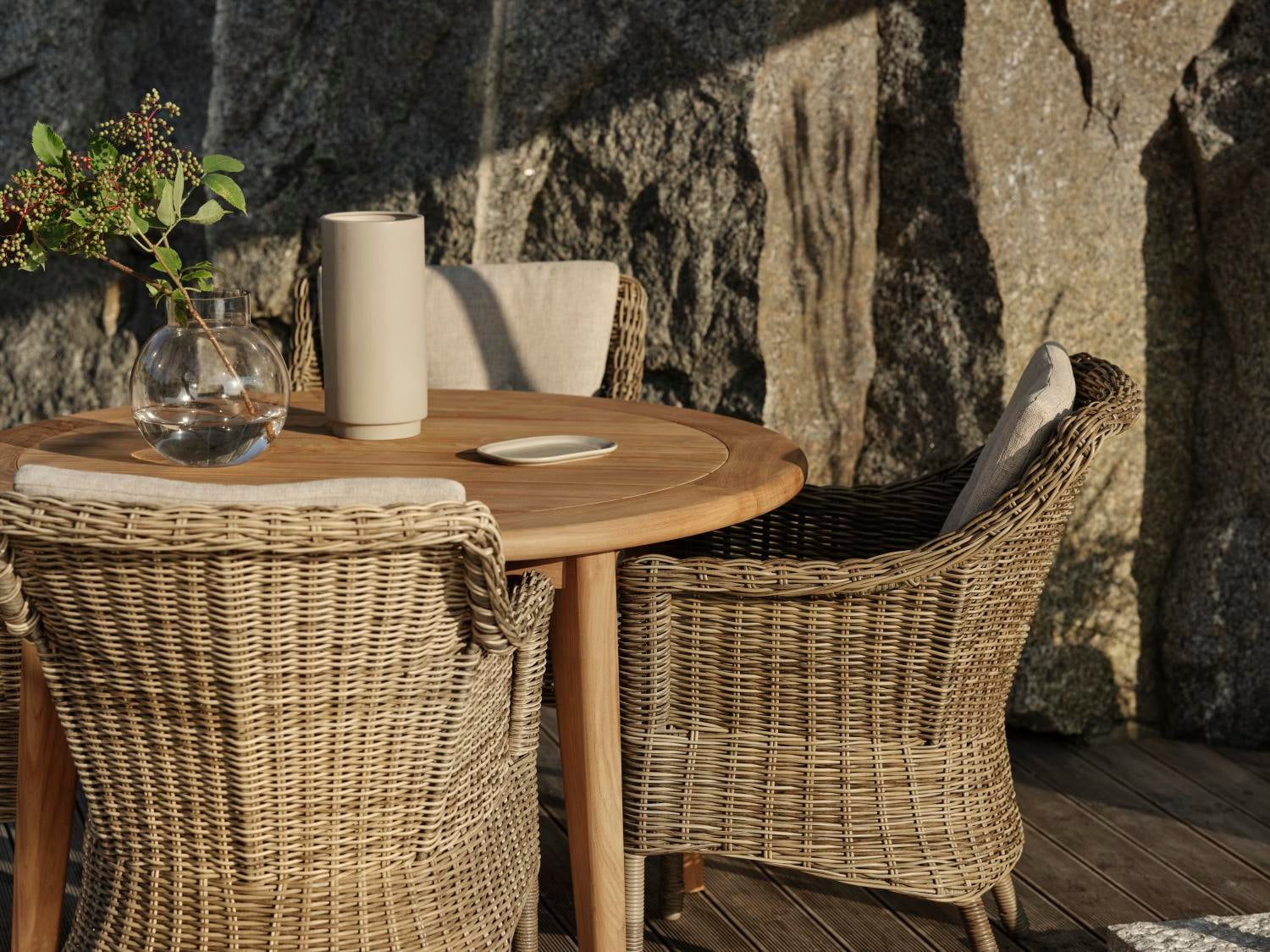 Lenora karmstol Rustik/Sand