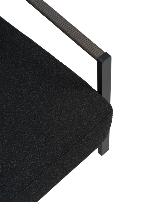 Lyra fåtölj Svart/Teddy Black