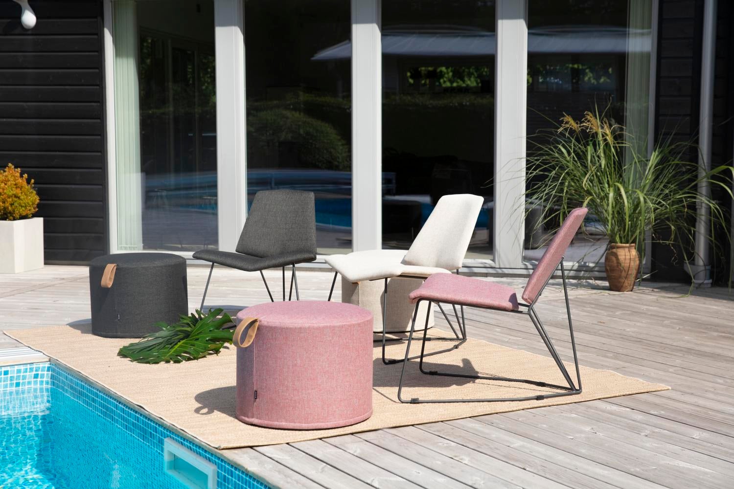 Pollux fåtölj Antracit/Sand