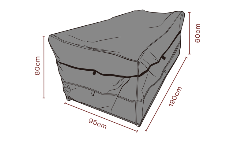 Möbelskydd soffa Svart