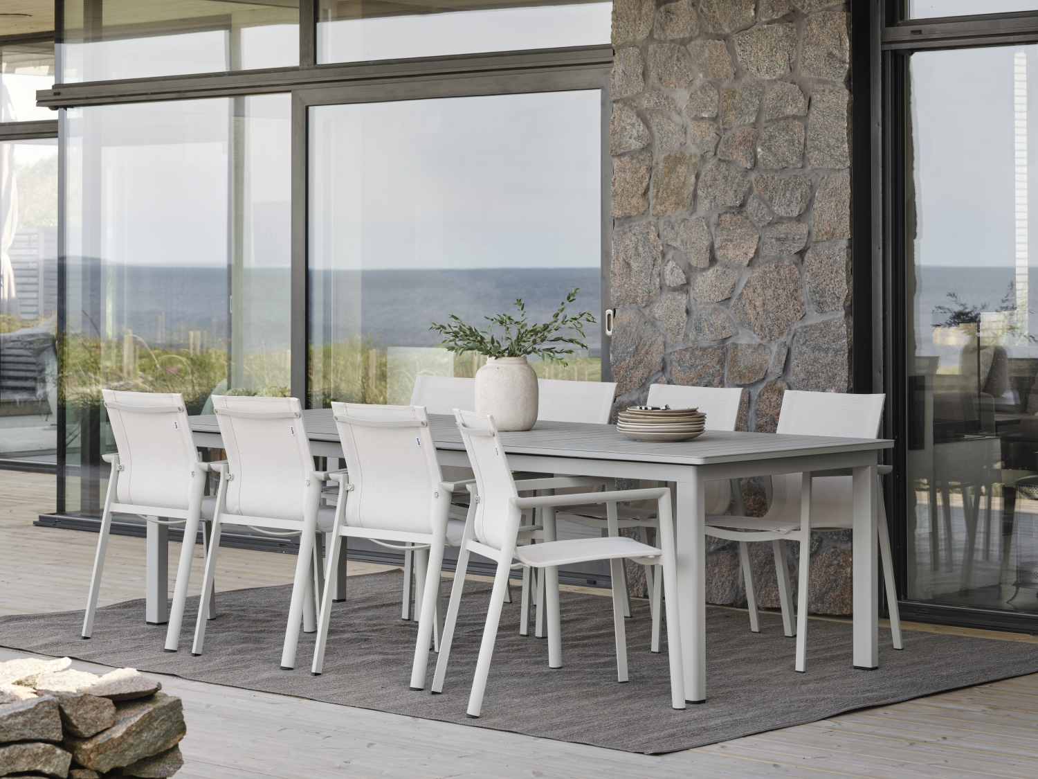 Lomma XL matbord Light Grey