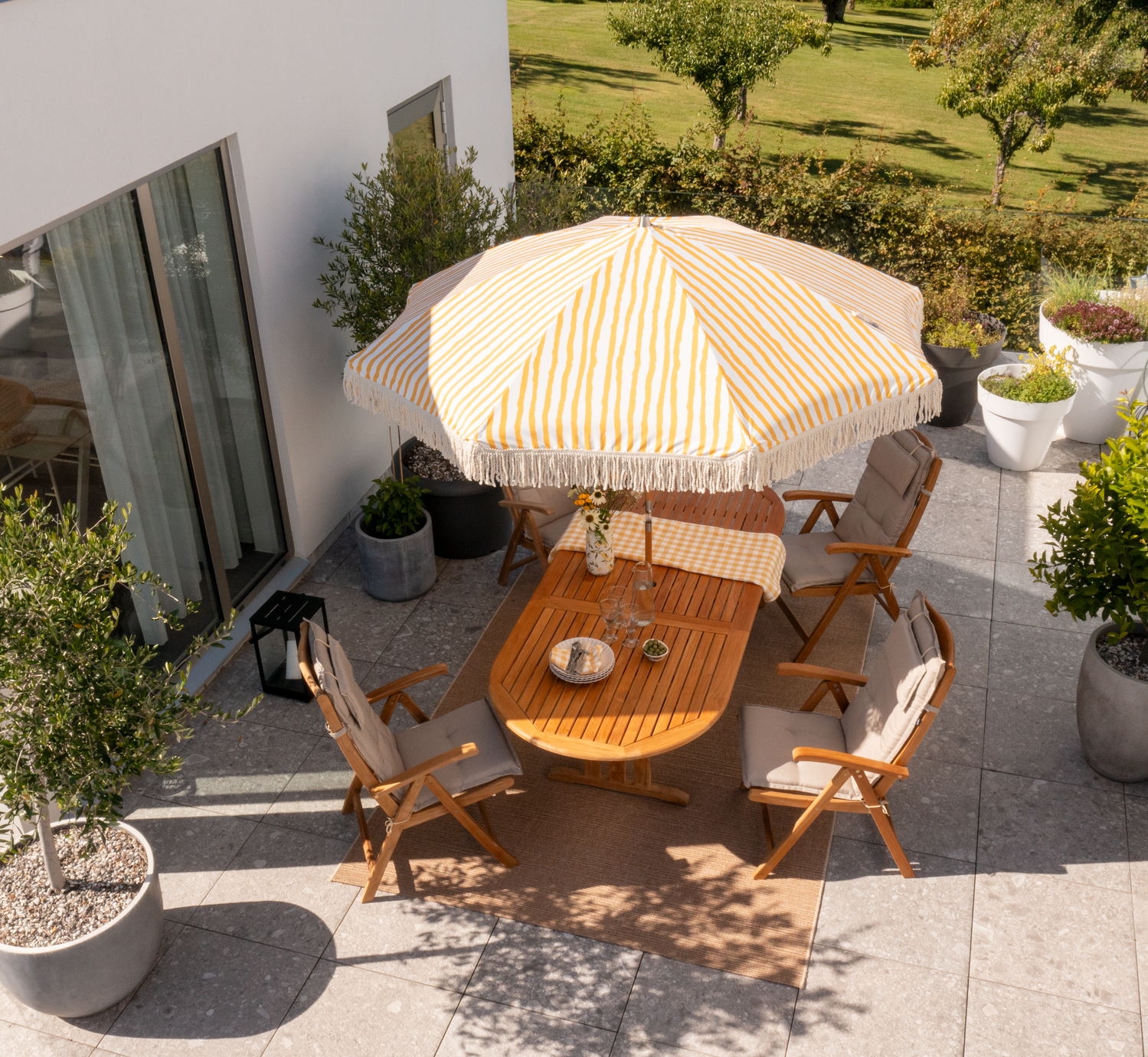 Florina pos.stolsdyna Taupe