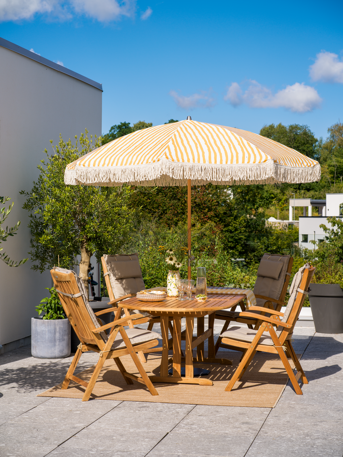 Florina pos.stolsdyna Taupe