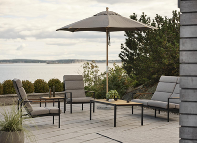 Indus soffbord Svart/teak