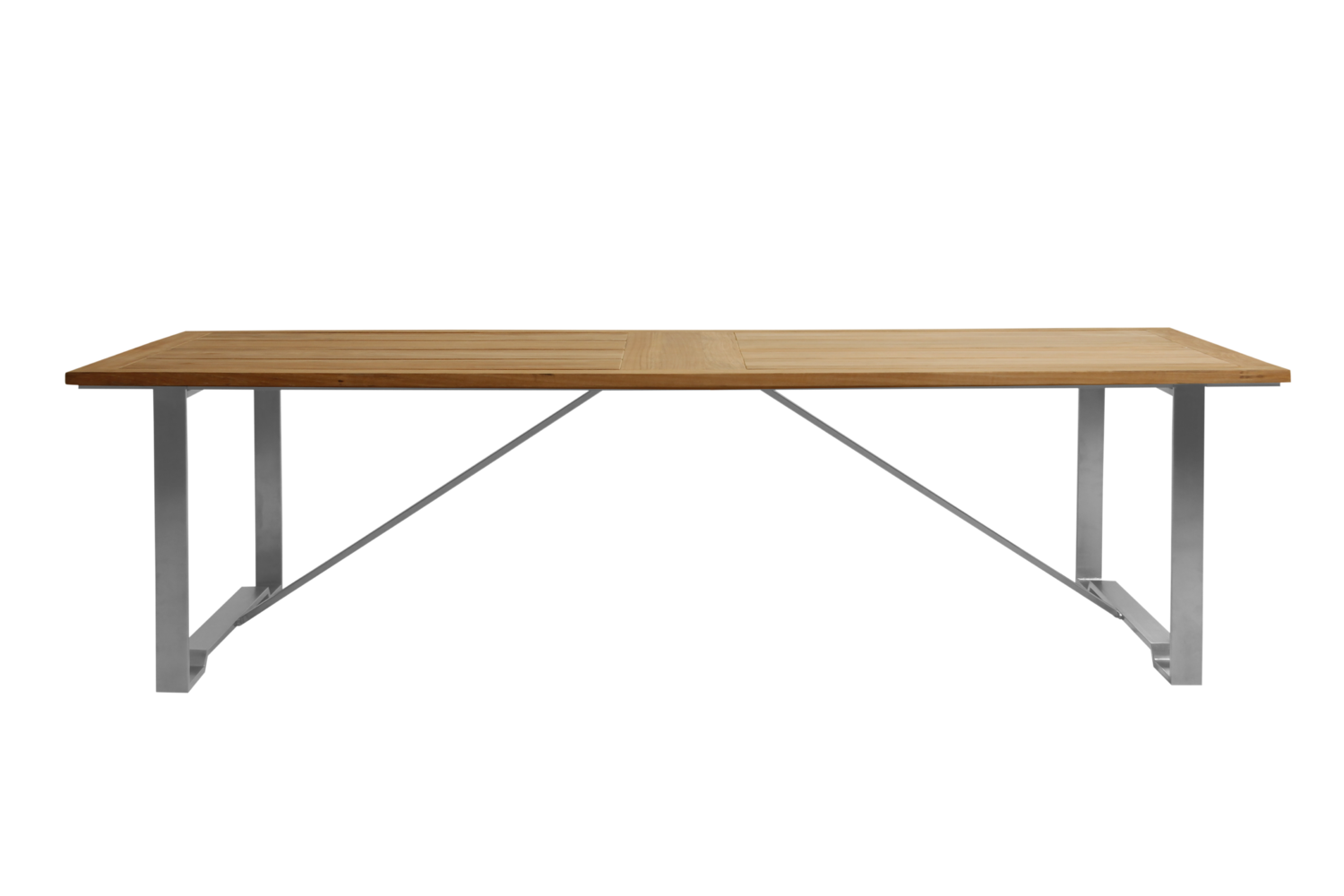 Gotland soffbord Silver/teak