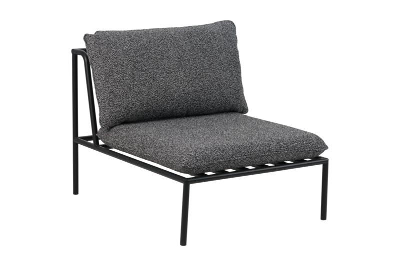 Collier mittdel Svart/Teddy Ant