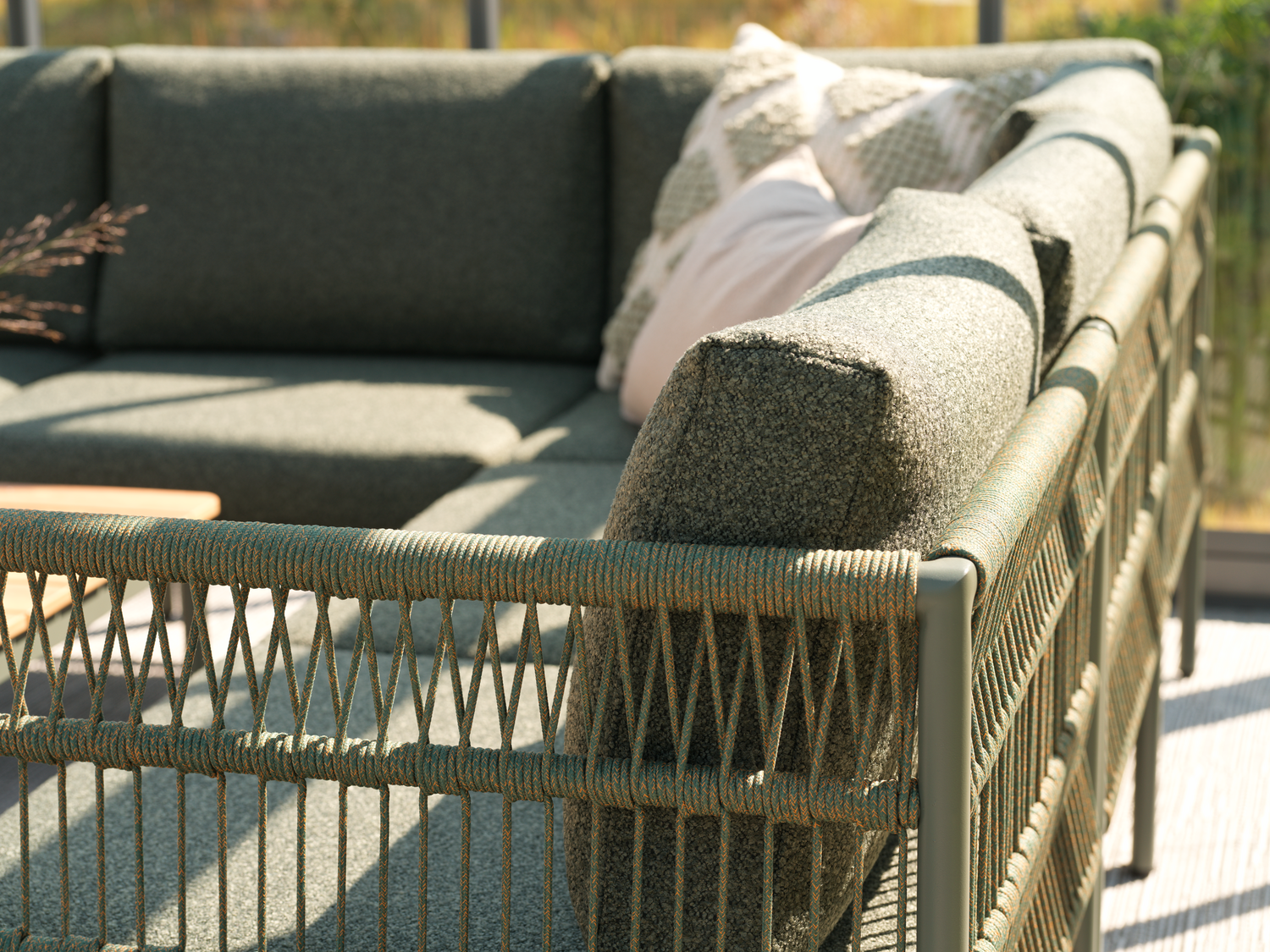 Reno hörn Nordic Green / Raw Avocado