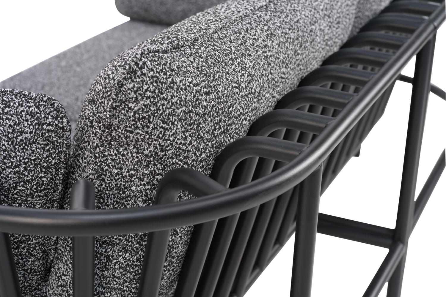 Collier fåtölj Svart/Teddy Ant