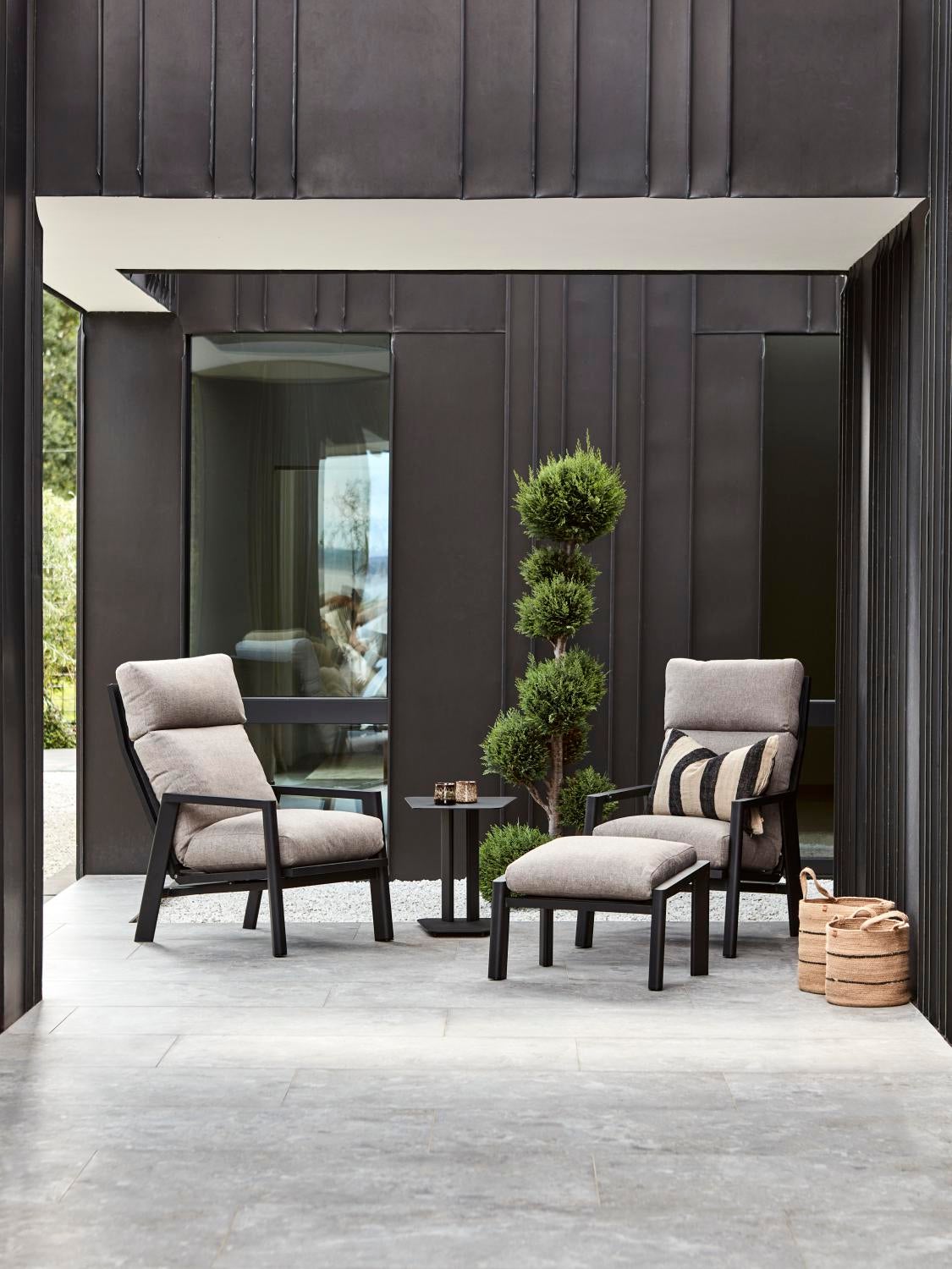 Slide sidobord Svart