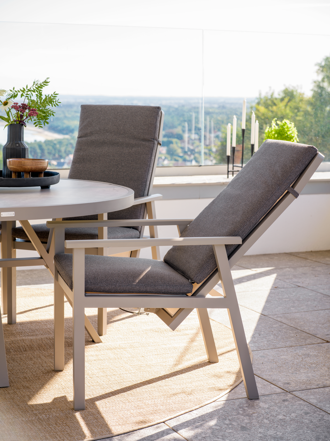 Samvaro positionsstol Khaki/Soft Dawn