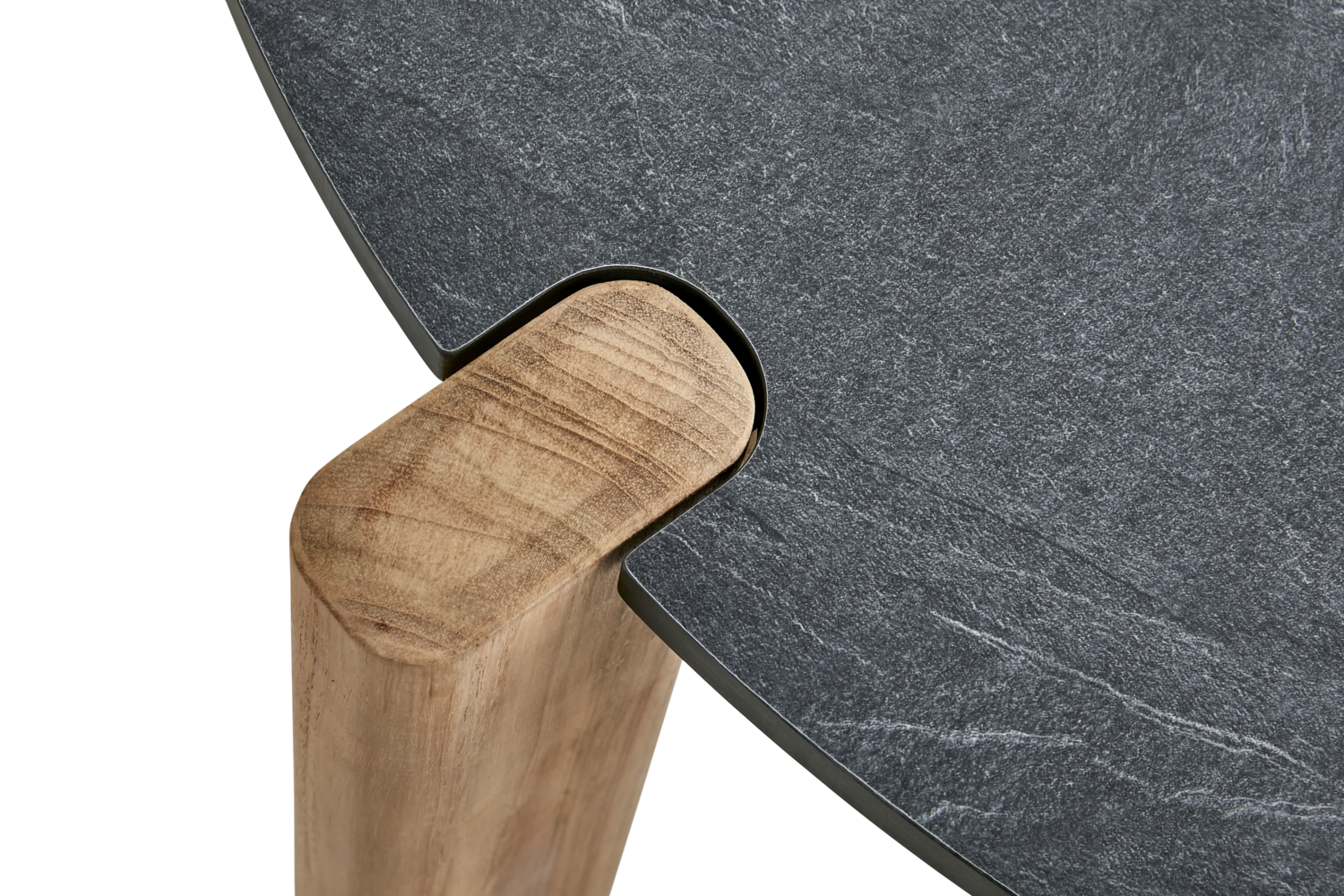 Domino soffbord Antracit/Natur