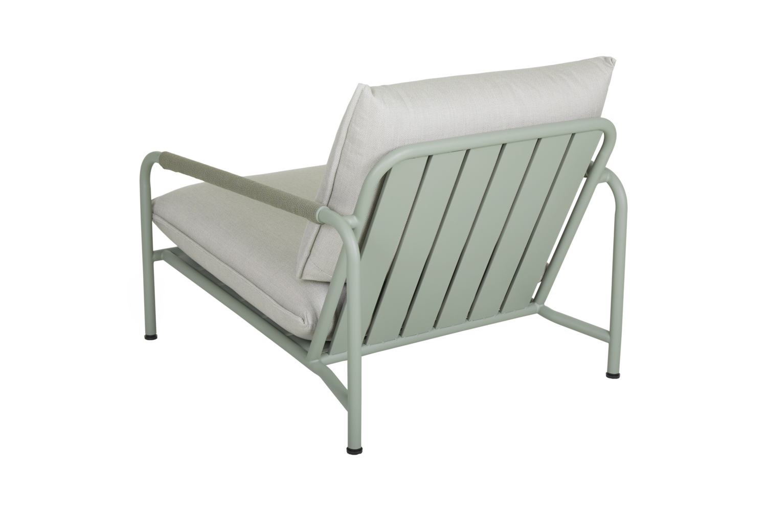 Lerberget fåtölj Dusty Green/ash