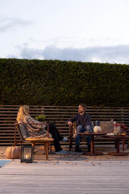 Motty 2-sitssoffa Zin Red/Teddy Beige