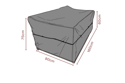 Möbelskydd soffa Svart