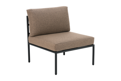 Reno mittdel Svart/Raw Peanut