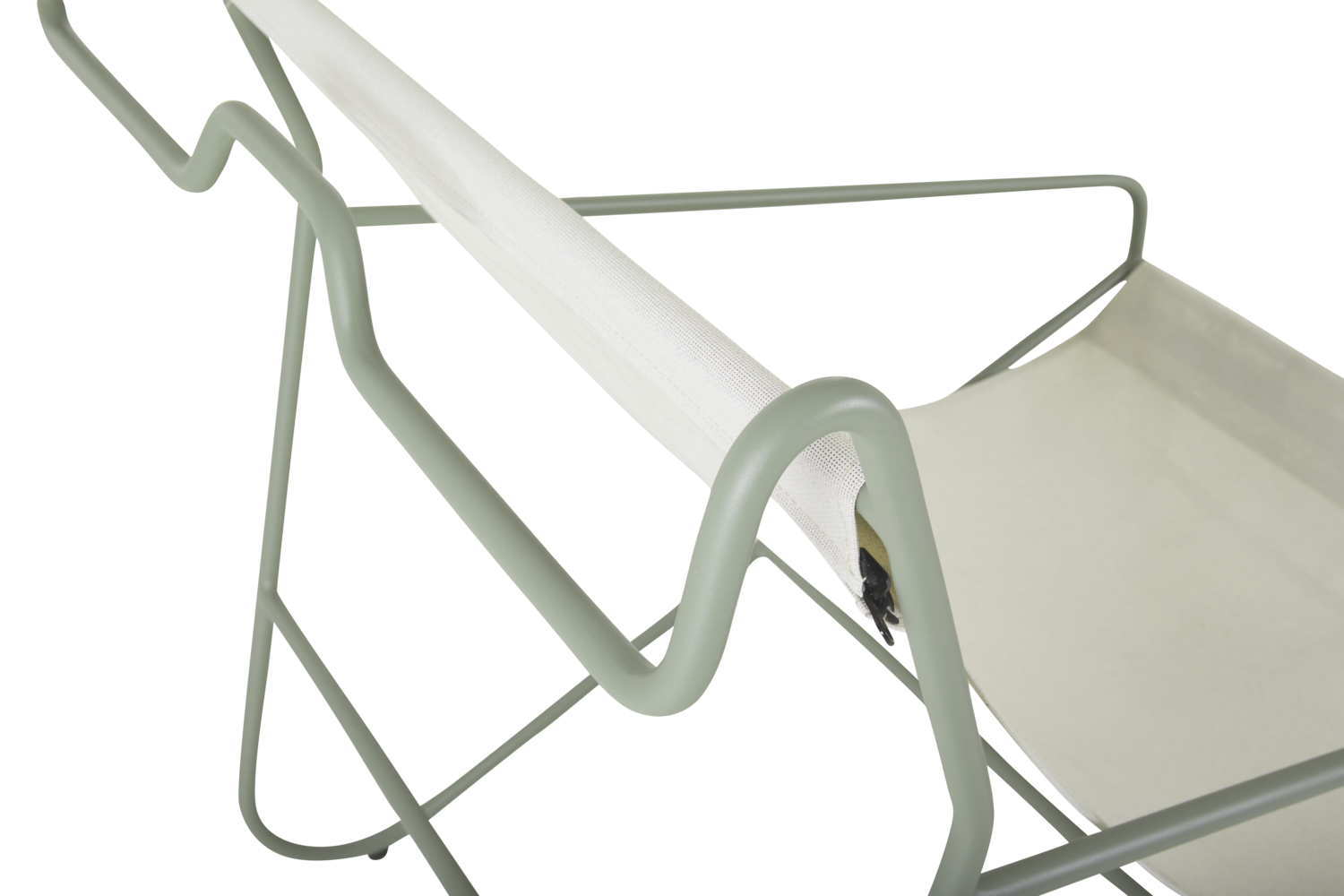 Poul Chair loungefåtölj Dusty green/Off-white