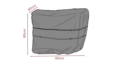 Möbelskydd serveringsvagn Svart