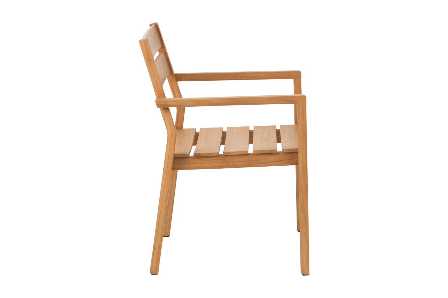 Delia Teak karmstol Natur