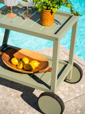 Samvaro serveringsvagn Dusty Green