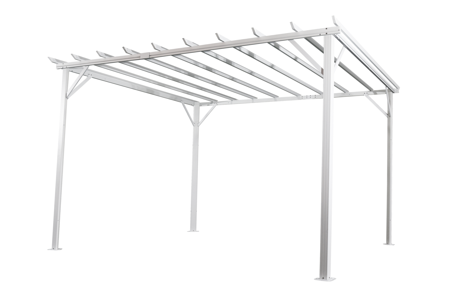 Piode pergola Vit/Grå