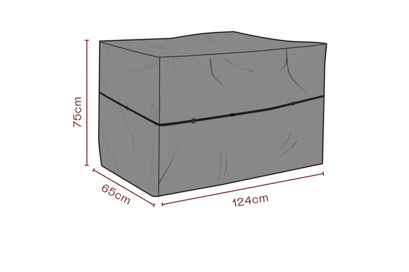 Möbelskydd utekök Svart