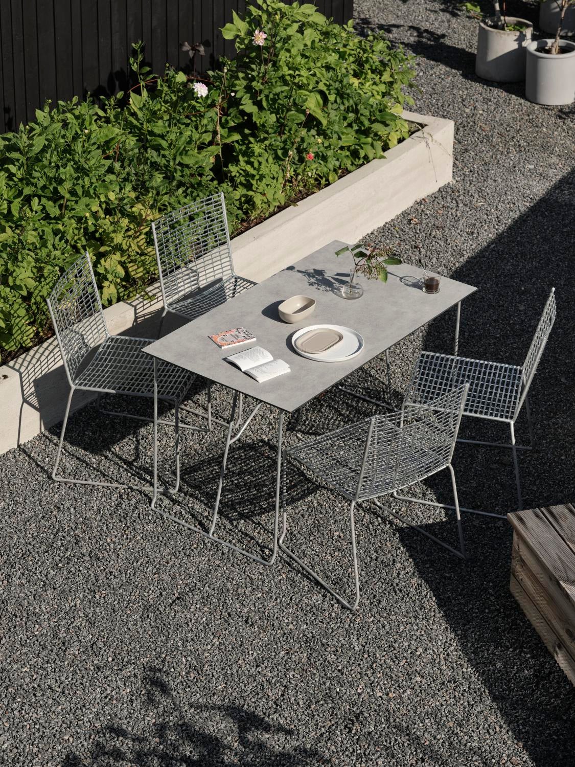 Laminat bordsskiva Beige/terrazzo