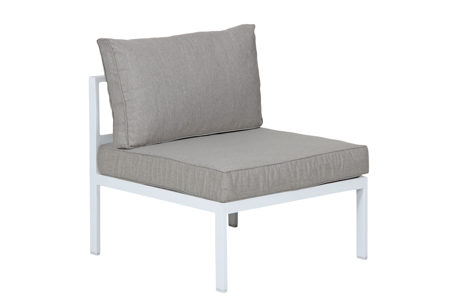 Leone mittdel Vit/Grå