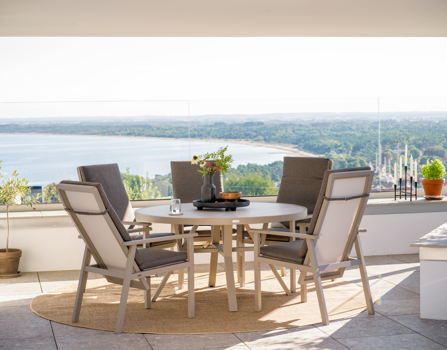 Samvaro positionsstol Khaki/Soft Dawn