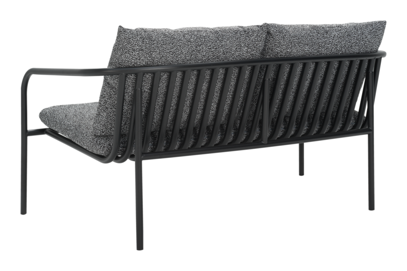 Bendt 2-sitssoffa Svart/Teddy Ant