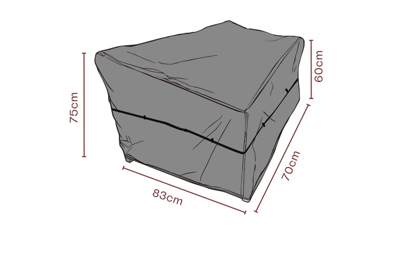 Möbelskydd fåtölj Svart