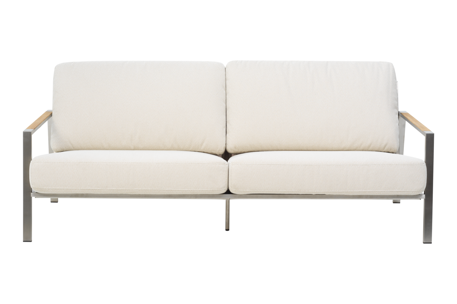 Naos 2,5-sits soffa Stainless Steel/Dot Beige