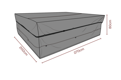 Möbelskydd soffgrupp Svart