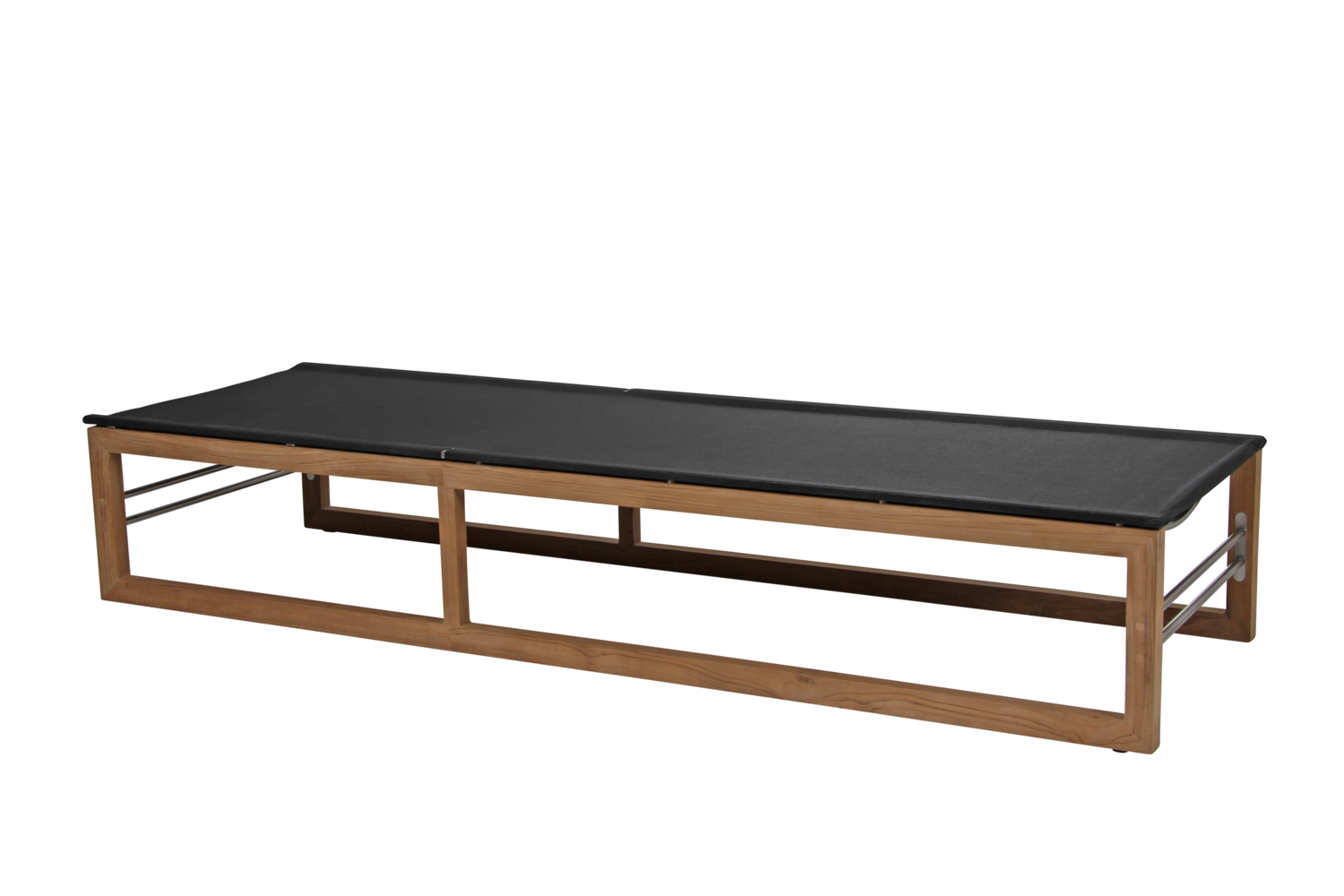 Vevi vilsäng Natur/svart