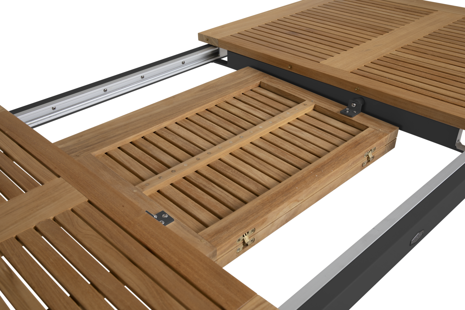 Lyon matbord Svart/teak