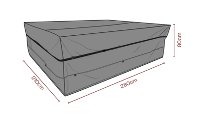 Möbelskydd soffgrupp Svart