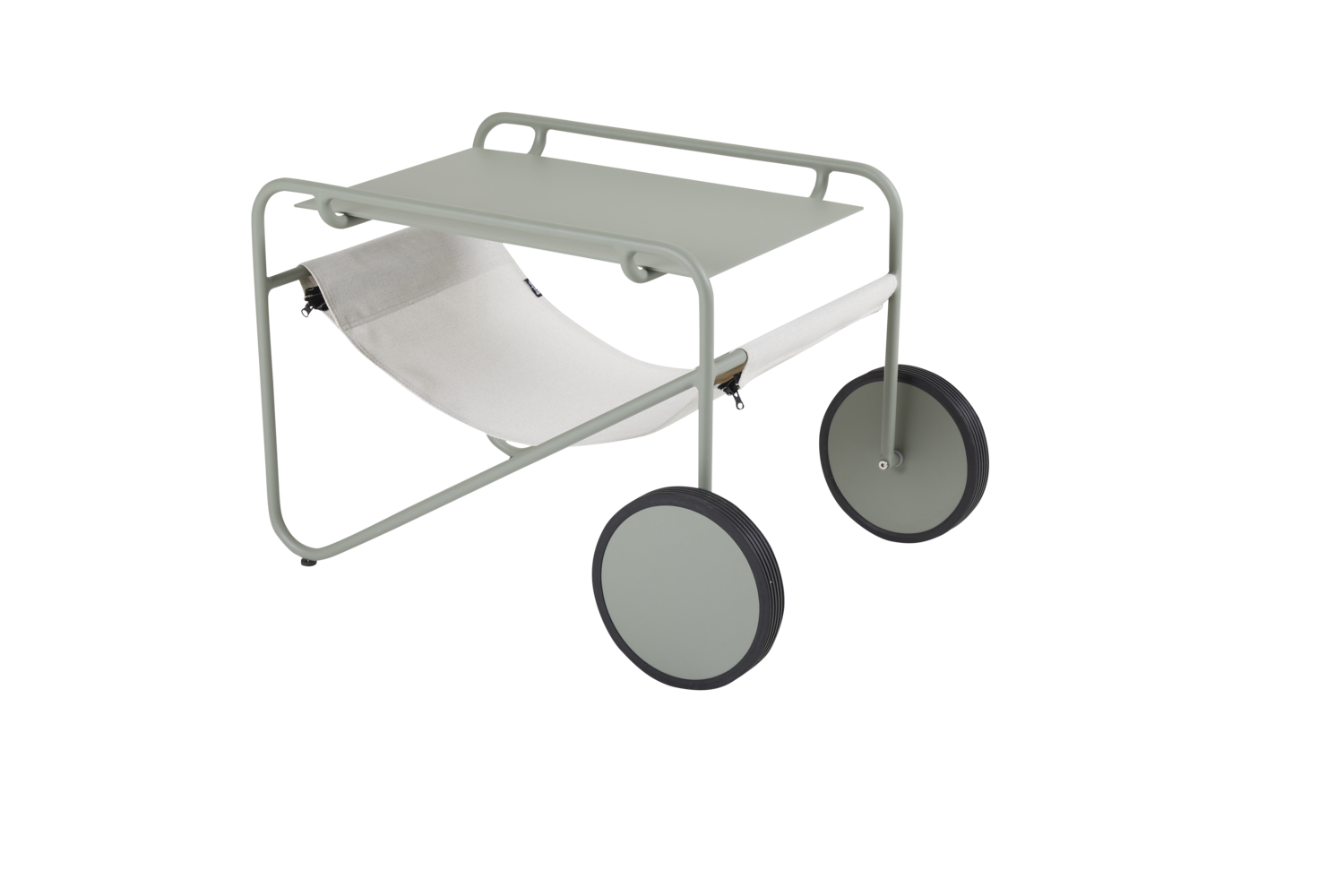 Poul Table sidobord Dusty green/Off-white