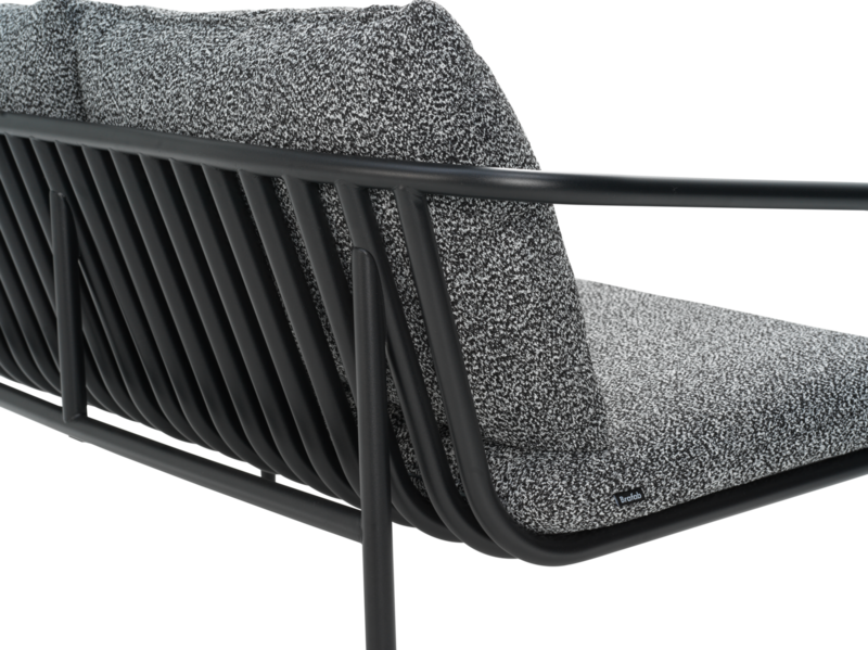 Bendt 2-sitssoffa Svart/Teddy Ant