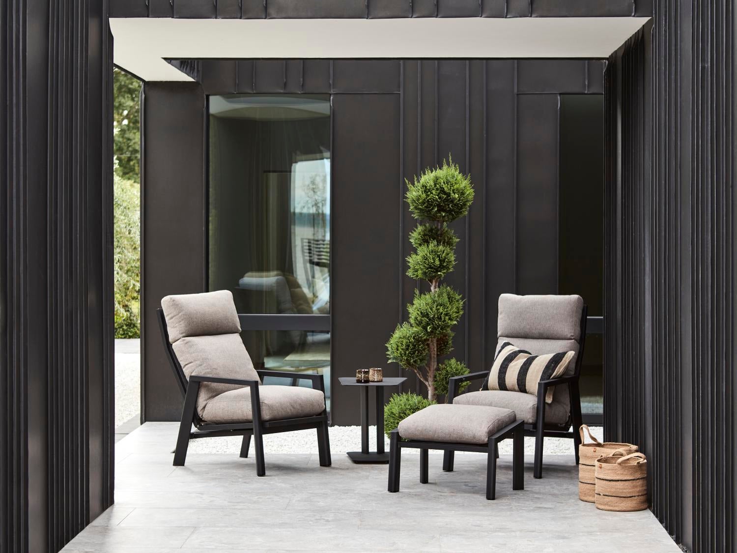 Slide sidobord Svart