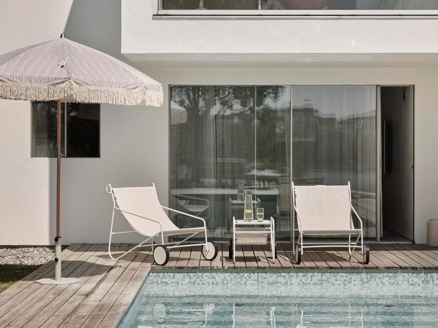 Poul Chair loungefåtölj Vit/Off-white