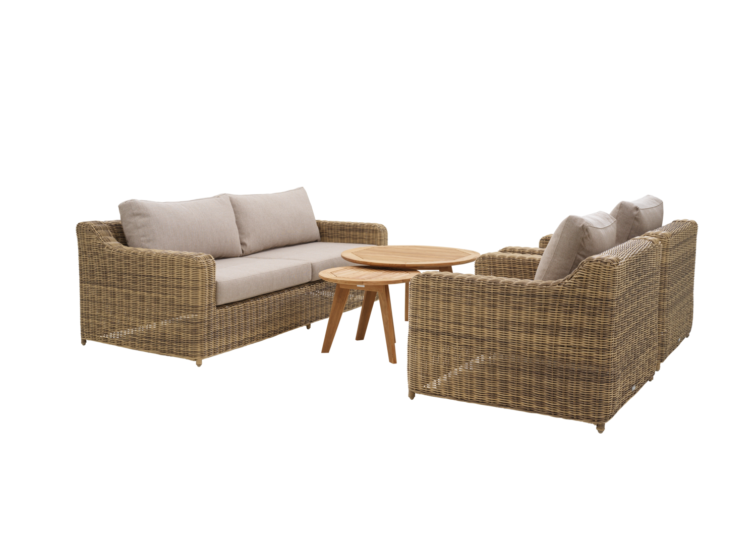 Glendon fåtölj Rustic/Beige