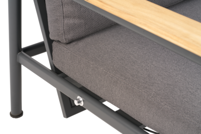 Gordon 3-sitssoffa Antracit/Soft Dawn